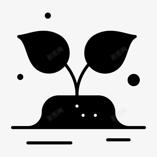 绿色拯救树木图标svg_新图网 https://ixintu.com 世界 字形 实心 拯救 树木 绿色