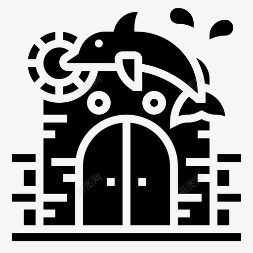 水上乐园水上乐园19雕文图标svg_新图网 https://ixintu.com 水上乐园 雕文