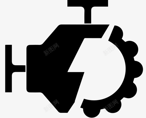 发动机变速箱svg_新图网 https://ixintu.com 发动机变速箱
