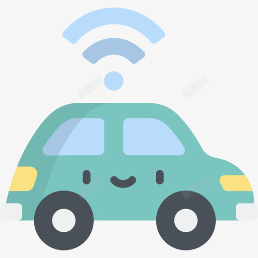汽车智能城市8平房图标svg_新图网 https://ixintu.com 平房 智能城市8 汽车