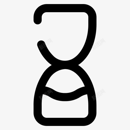沙漏商务时钟图标svg_新图网 https://ixintu.com 商务 手表 时钟 时间 沙漏 独特 电子商务 风格