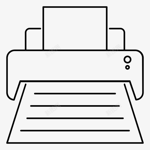 打印机配件电脑图标svg_新图网 https://ixintu.com 打印 打印机 生产线 电脑 电脑硬件 硬件 输出 配件