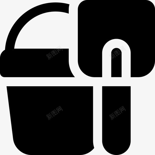 沙桶儿童玩具5装满图标svg_新图网 https://ixintu.com 儿童玩具 沙桶 装满