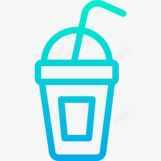 Smoothie厨房51渐变色图标svg_新图网 https://ixintu.com Smoothie 厨房 变色 渐变