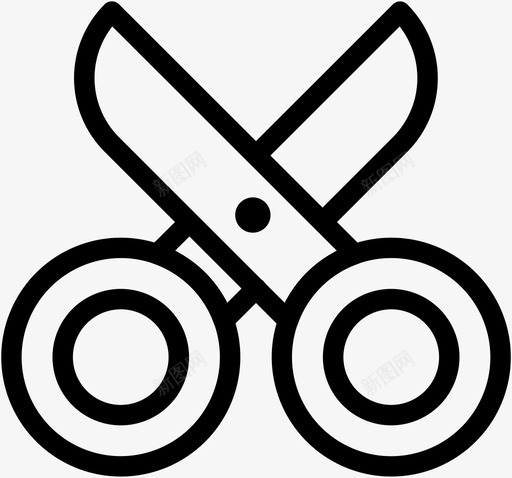剪刀美术剪纸图标svg_新图网 https://ixintu.com 剪刀 剪纸 学校和学习 工具 教育 文书 美术