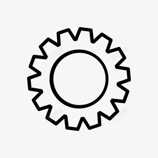 齿轮工程师工厂图标svg_新图网 https://ixintu.com 工厂 工程师 齿轮