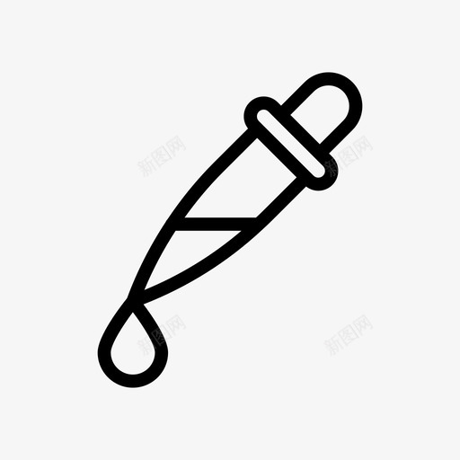 滴管剂量医疗图标svg_新图网 https://ixintu.com 48像素 剂量 医疗 字形 滴管