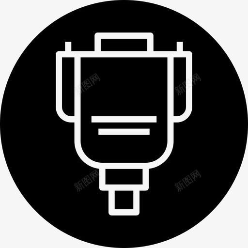 vga电缆连接器插头电脑组件图标svg_新图网 https://ixintu.com vga 插头 电缆 电脑 组件 连接器