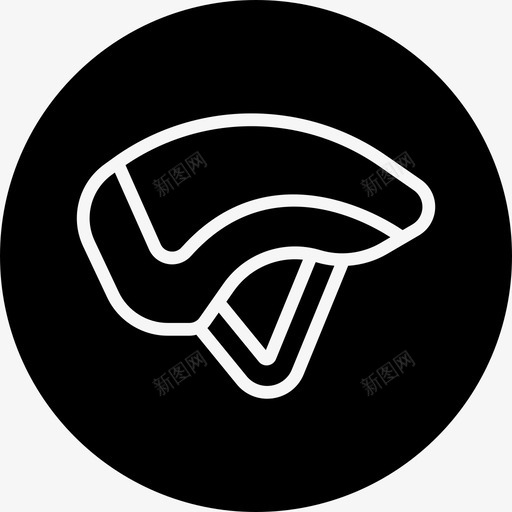 头盔自行车运动徽章图标svg_新图网 https://ixintu.com 头盔 徽章 自行车 运动