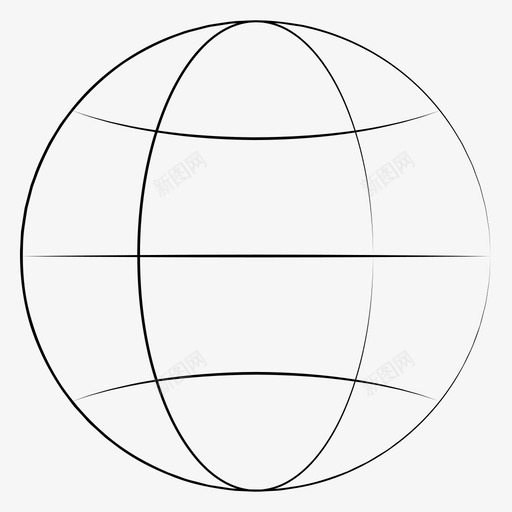 地球仪行星手绘触点图标svg_新图网 https://ixintu.com 地球仪 手绘 行星 触点