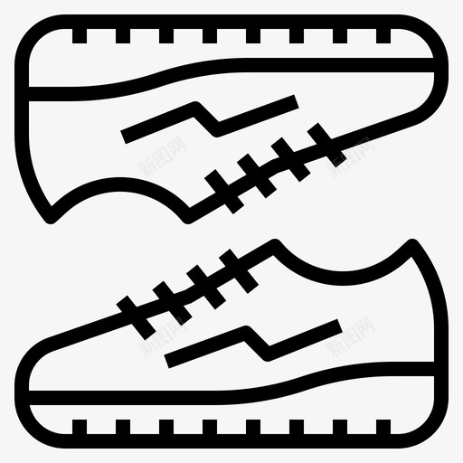 跑鞋跑步28码直线型图标svg_新图网 https://ixintu.com 28码 直线 线型 跑步 跑鞋
