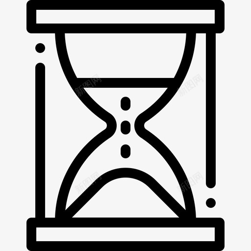 沙漏时间59线性图标svg_新图网 https://ixintu.com 时间 沙漏 线性