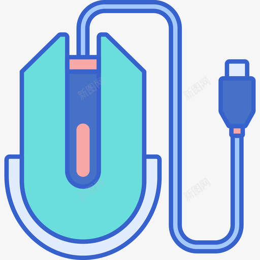 鼠标运动3线性颜色图标svg_新图网 https://ixintu.com 线性 运动 颜色 鼠标