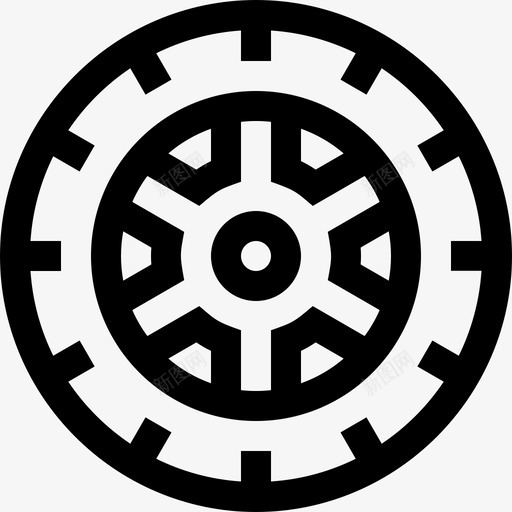 轮胎汽车修理7线性图标svg_新图网 https://ixintu.com 汽车修理7 线性 轮胎