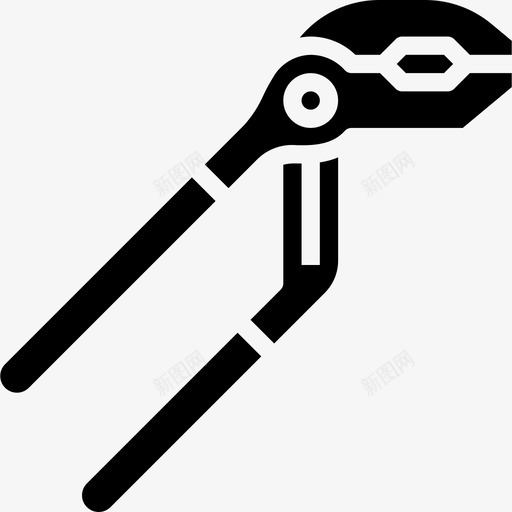 槽接钳53号工具填充图标svg_新图网 https://ixintu.com 53号 填充 工具 槽接