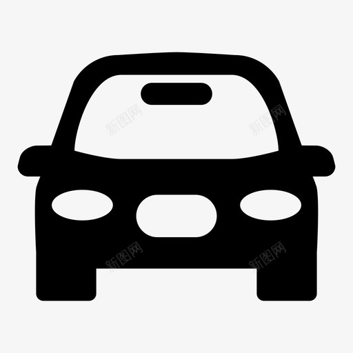 汽车gps定位图标svg_新图网 https://ixintu.com gps poi 定位 定位导航 导航 汽车 道路