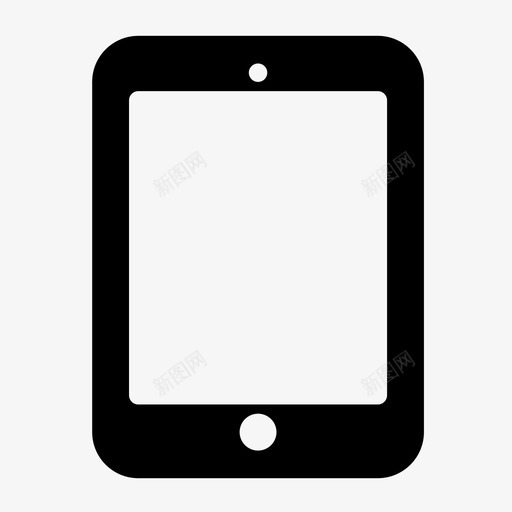 平板电脑ipad便携设备图标svg_新图网 https://ixintu.com ipad 便携 平板 平板电脑 应用程序 触摸 设备