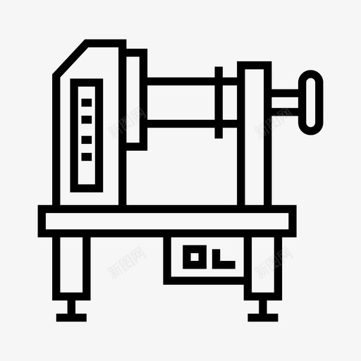 工业机械工业生产线图标svg_新图网 https://ixintu.com 工业 工业生产 机械 生产线