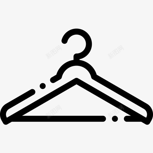 衣架缝线52线状图标svg_新图网 https://ixintu.com 线状 缝线 衣架