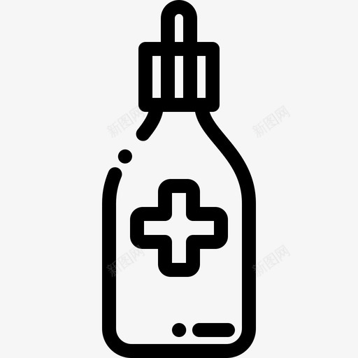 滴剂药物22线性图标svg_新图网 https://ixintu.com 滴剂 线性 药物22