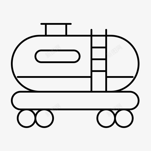 油污染油罐图标svg_新图网 https://ixintu.com 污染 油罐 细线