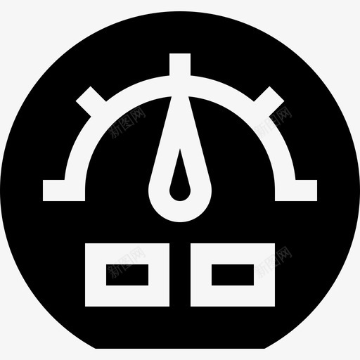 车速表汽车修理8已填充图标svg_新图网 https://ixintu.com 填充 汽车修理 车速