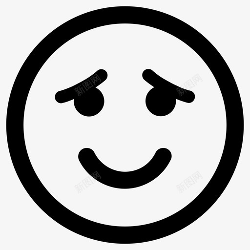 可爱表情高兴图标svg_新图网 https://ixintu.com 可爱 害羞 快乐 笑脸 表情 高兴