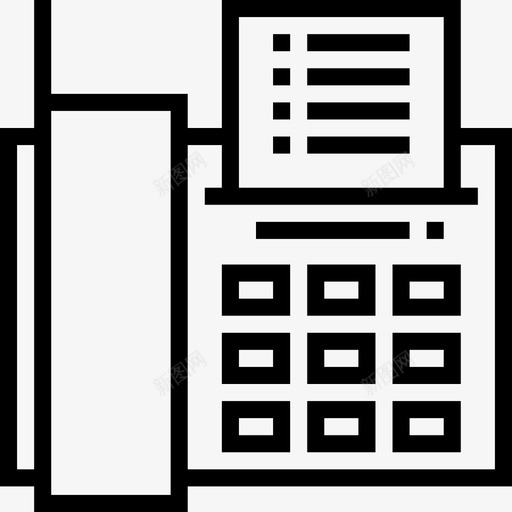 传真办公室供应商直拨图标svg_新图网 https://ixintu.com 传真 供应商 办公室 直拨