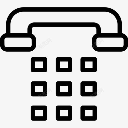 电话联系人20直拨图标svg_新图网 https://ixintu.com 电话 直拨 联系人