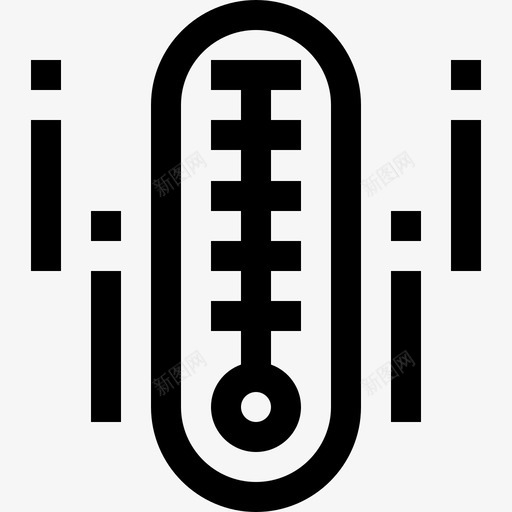 温度计桑拿房22线性图标svg_新图网 https://ixintu.com 桑拿 温度计 线性