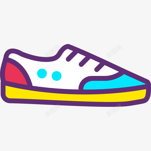 运动鞋时尚3魅力图标svg_新图网 https://ixintu.com 时尚3 运动鞋 魅力