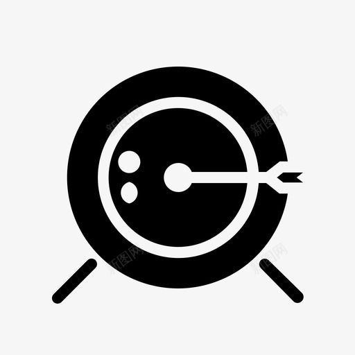 目标准确度瞄准图标svg_新图网 https://ixintu.com gylph 准确度 商业 目标 瞄准 飞镖