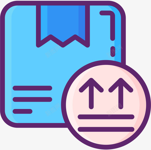 这边朝上物流77线条颜色图标svg_新图网 https://ixintu.com 朝上 物流 线条 这边 颜色