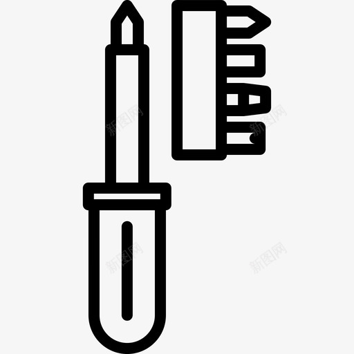 螺丝刀修理工具图标svg_新图网 https://ixintu.com 修理 喷嘴 工具 螺丝刀