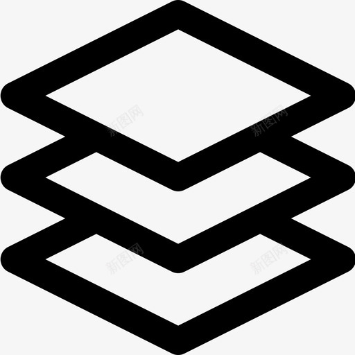 分层思维51线性图标svg_新图网 https://ixintu.com 分层 线性 设计思维51