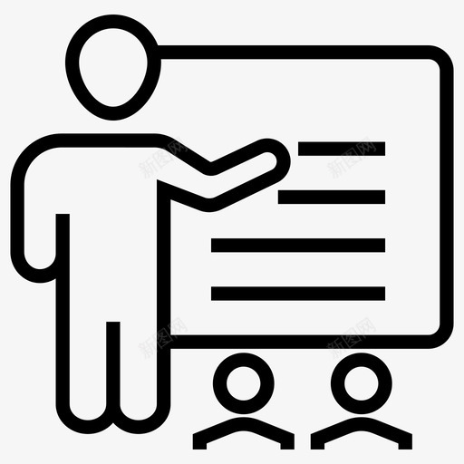 讲座课堂讲座辩论图标svg_新图网 https://ixintu.com 在线 培训 教程 教育 电子书 研讨会 线图 视频 讲座 课堂 辩论