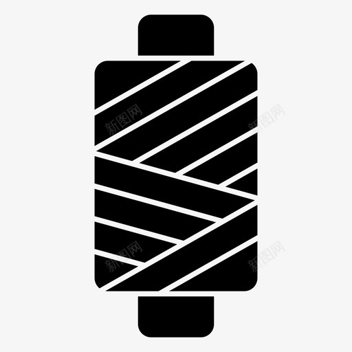 线轴工艺针图标svg_新图网 https://ixintu.com 工艺 手工艺品 线轴 缝纫 针