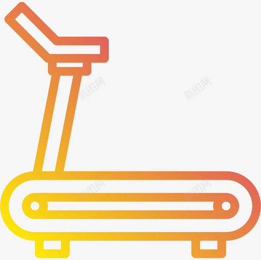 跑步机健身房32坡度图标svg_新图网 https://ixintu.com 健身房 坡度 跑步机