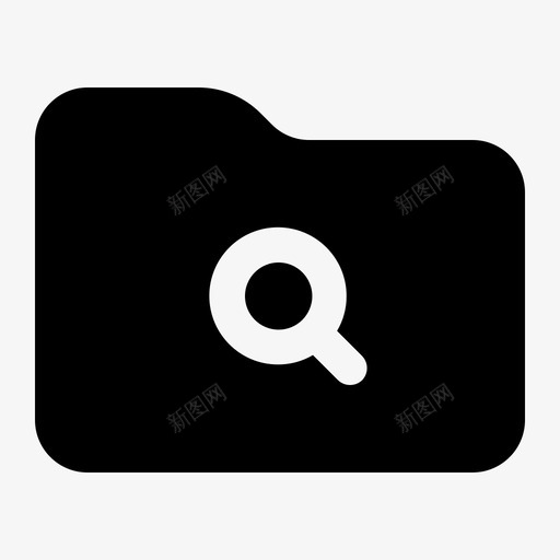 搜索文件夹信息搜索文件夹图标svg_新图网 https://ixintu.com 信息 搜索 文件夹