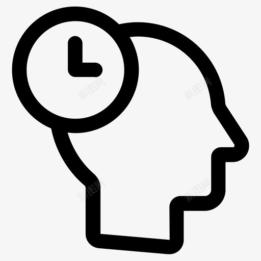 提醒时钟时间表图标svg_新图网 https://ixintu.com 提醒 时钟 时间 时间表