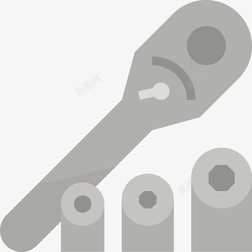 52号工具平头扳手图标svg_新图网 https://ixintu.com 52号 工具 平头 扳手