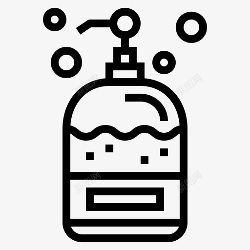 肥皂清洁剂美容图标svg_新图网 https://ixintu.com 卫生 清洁剂 纹身 美容 肥皂