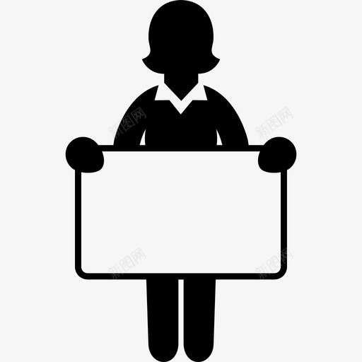 女性董事会广告商业女性图标svg_新图网 https://ixintu.com 商业 女性 宣传 广告 执行 董事会
