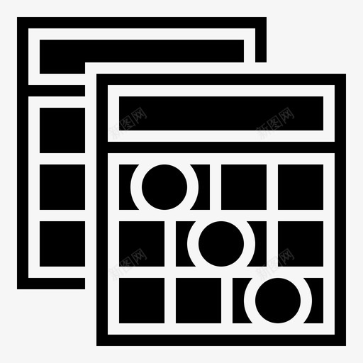 宾果赌博图标svg_新图网 https://ixintu.com 宾果 赌博