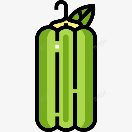 辣椒BBQ21线性颜色图标svg_新图网 https://ixintu.com BBQ 线性 辣椒 颜色