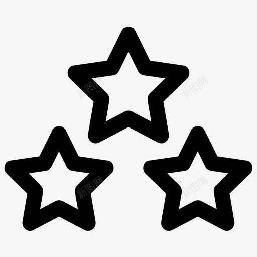 星级奖项酒店图标svg_新图网 https://ixintu.com 三星级 奖项 星级 网络 评级 酒店