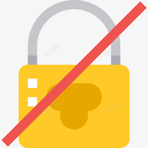 挂锁网络和安全2扁平图标svg_新图网 https://ixintu.com 扁平 挂锁 网络和安全2