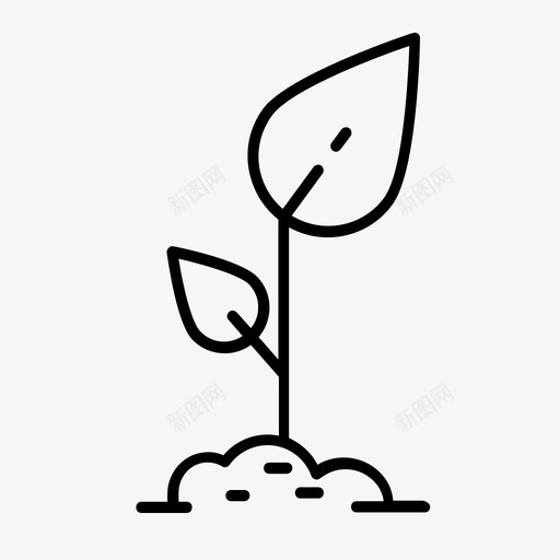 植物花花园图标svg_新图网 https://ixintu.com 植物 生长 自然 花园