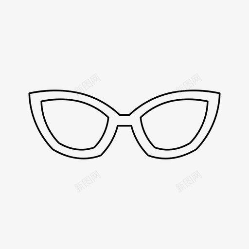 眼镜海滩夏天图标svg_新图网 https://ixintu.com 夏天 太阳镜 旅游 海滩 眼镜