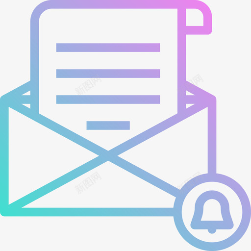 时事通讯office115渐变图标svg_新图网 https://ixintu.com office115 时事通讯 渐变